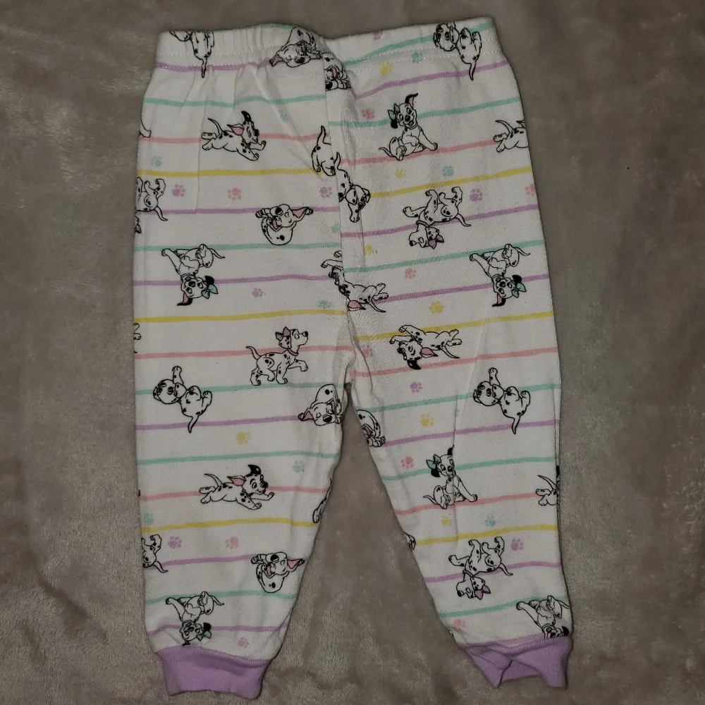 5 for $25 | Disney Baby 101 Dalmatians Striped Pastel Pajama Pants